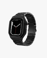 Black Luxury Edition Case- Stainless Steel Strap 46 MM