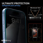 Spacething Titan 360° Privacy Glass - Black iPhone 18 Pro