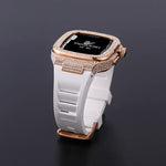 44/45mm Luxury Bling Metal Watch Case Alloy - Rosegold