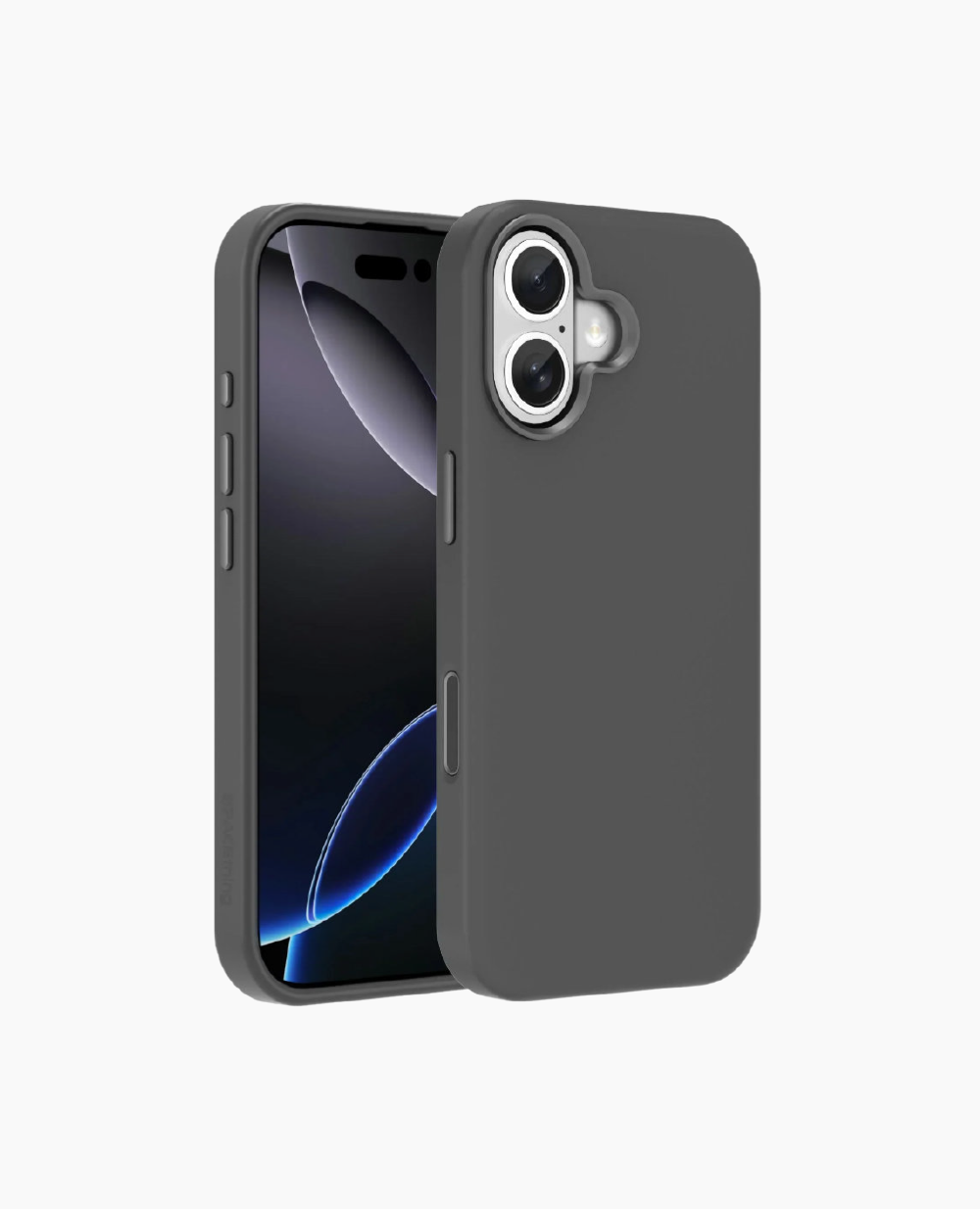 Spacething Smoothie Silicone Case for iPhone 17 - Grey