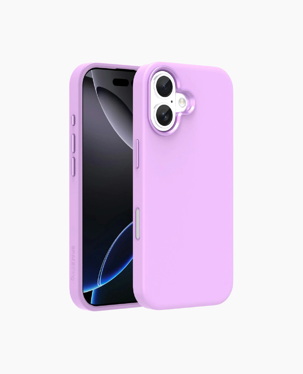 Spacething Smoothie Silicone Case for iPhone 17 - Purple