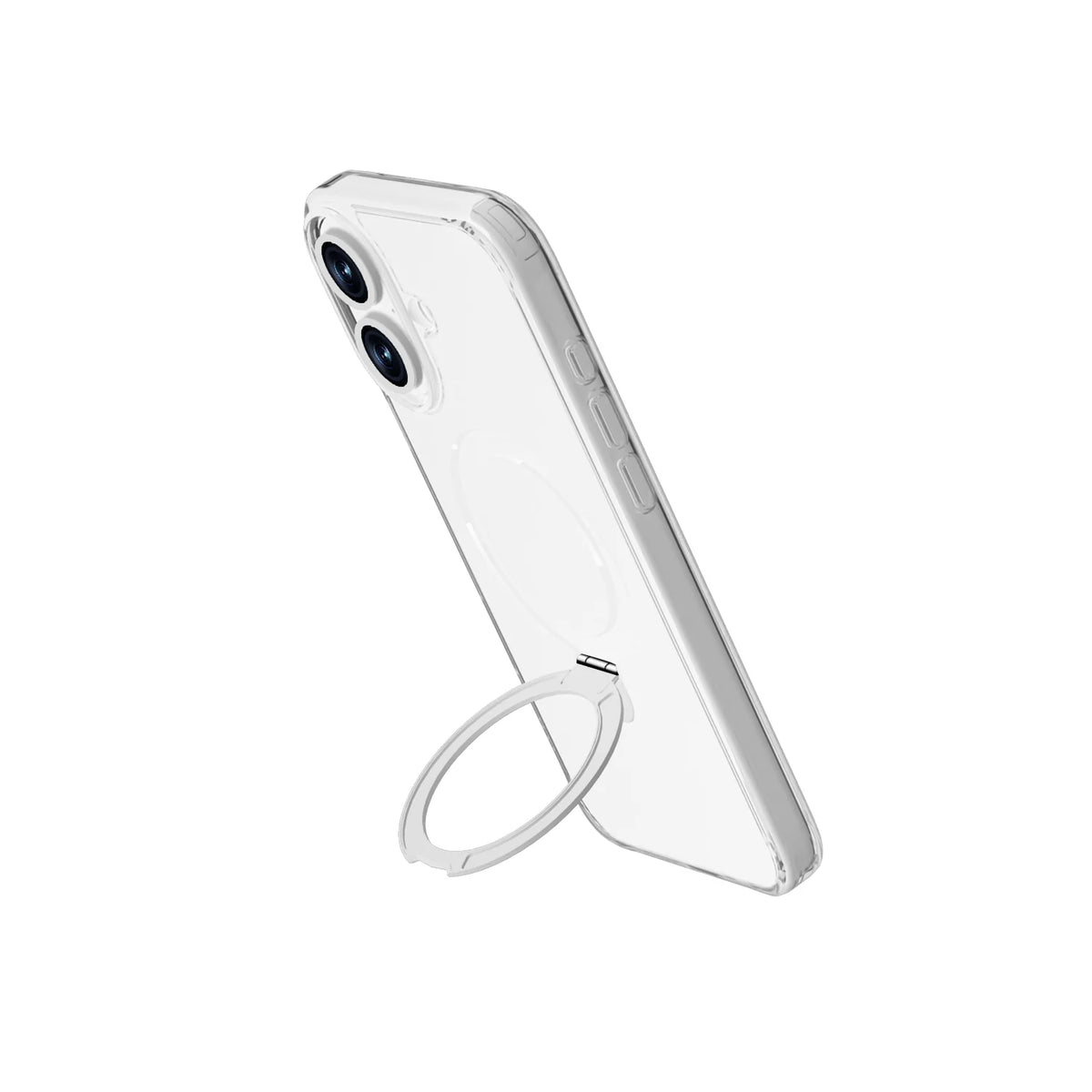 Spacething Marsix Mag Stand Case iPhone 16 - Clear
