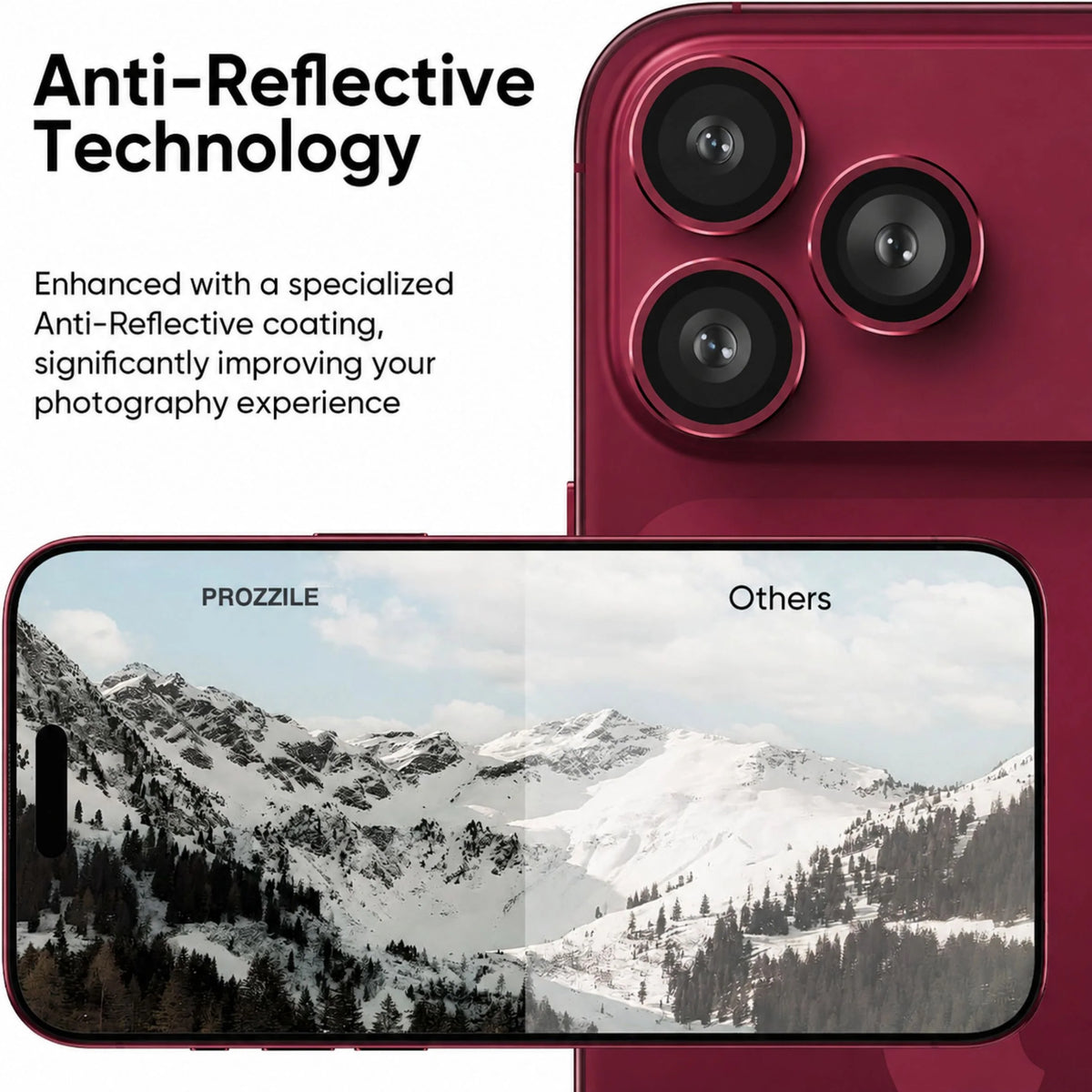 Spacething Titan Camera Lens - Dark Cherry iPhone 18 Pro Max