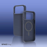 Spacething Smoothie Silicone Case for iPhone 17 Pro Max – Blue