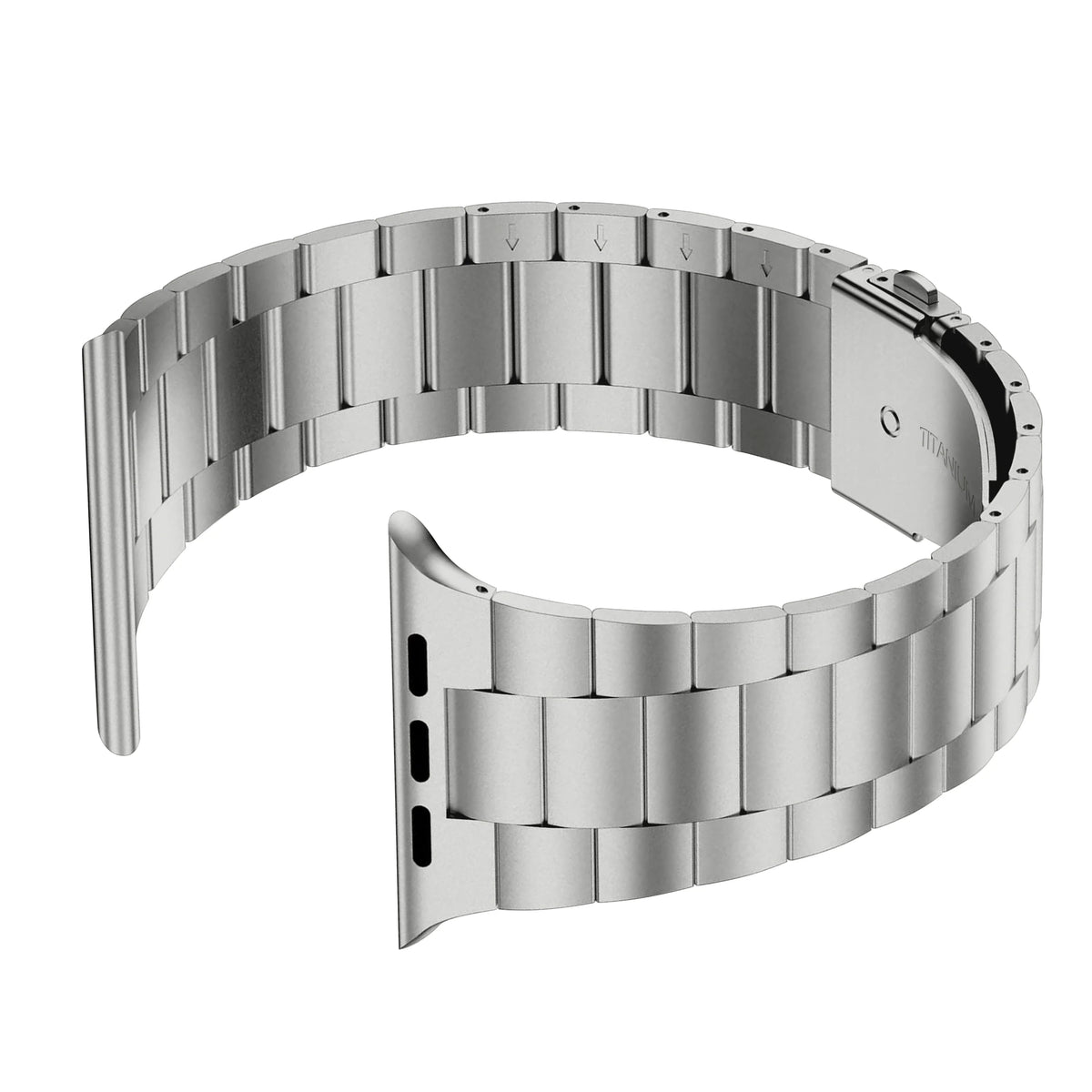 Spacething Osta 45/49MM Apple Watch Band - Silver