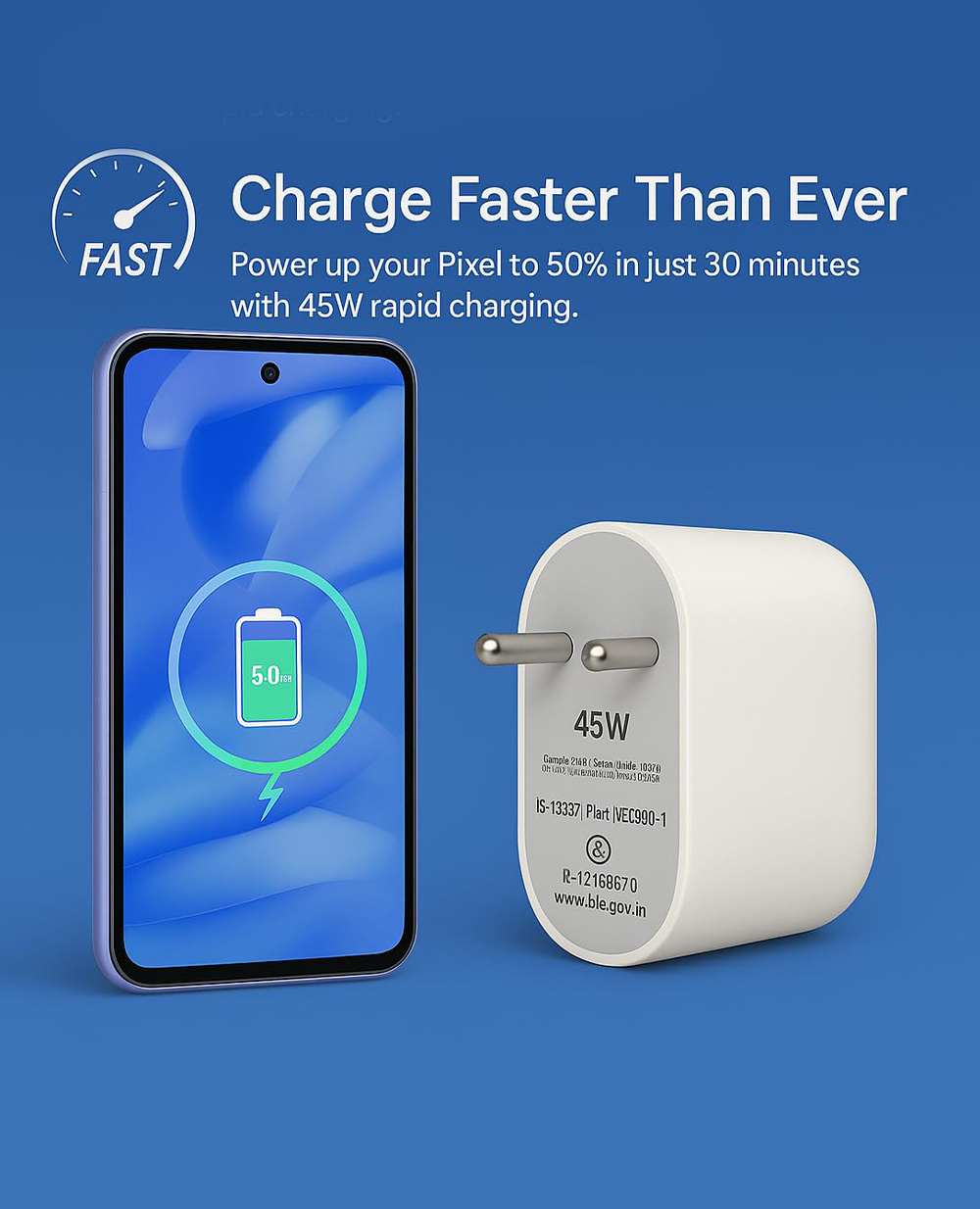 Google 45W USB-C Power Charger