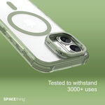 Spacething Helix MagClick Stand Case for iPhone 17 - Green