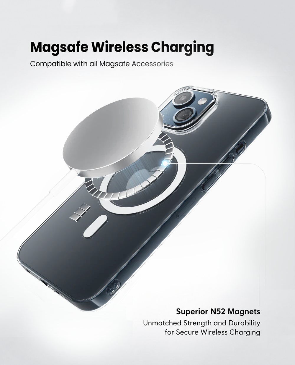 Anti-Yellow Magsafe Clear Case iPhone 12/12 Pro