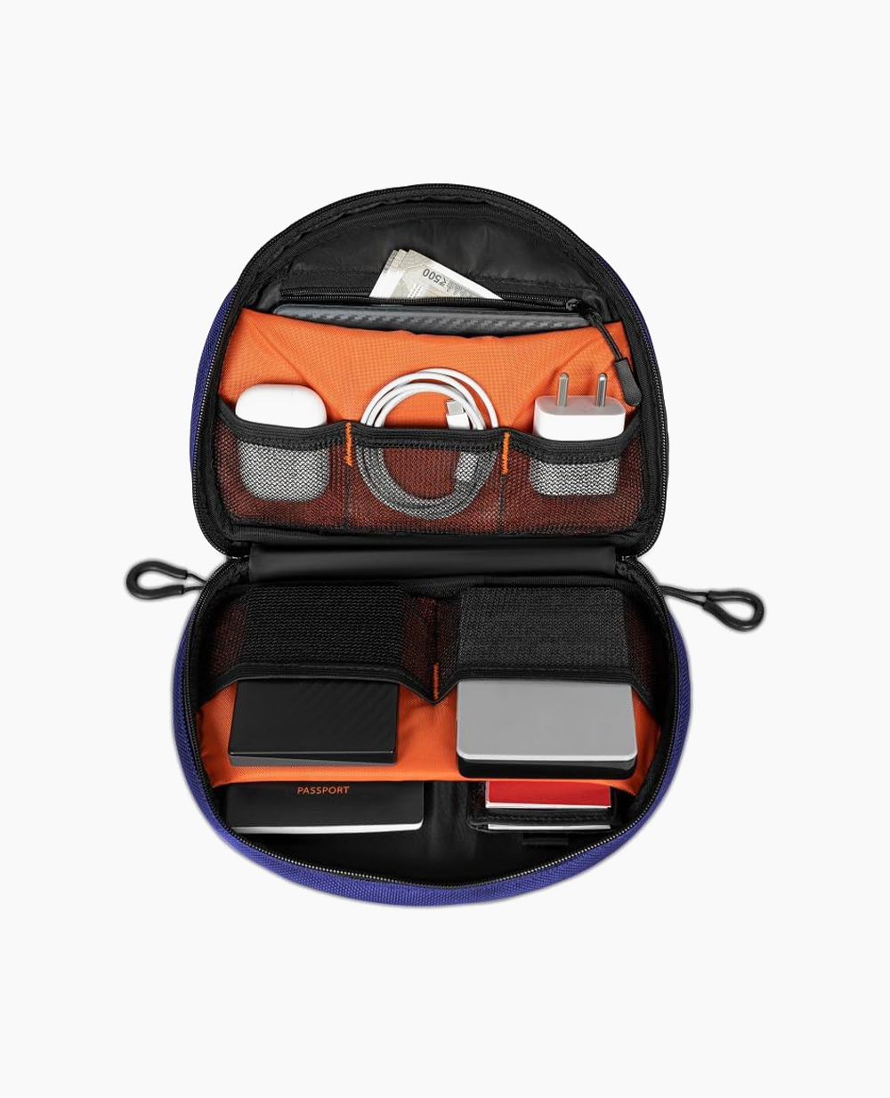 Tech Pouch : The All-in-One Waterproof Travel Organizer - Navy Blue