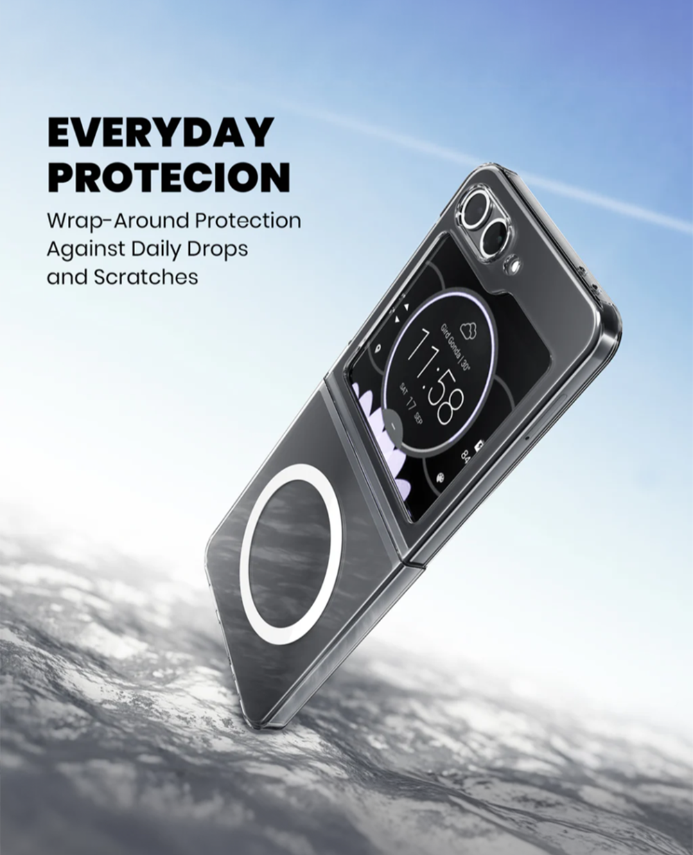 Anti-Yellow Magsafe Clear Case Samsung Z Flip 5