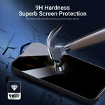 Spacething Rock Borderless 360° Privacy Glass - Black iPhone 18 Pro