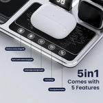 4-in-1 Wireless Charging Station with Touch Buttons