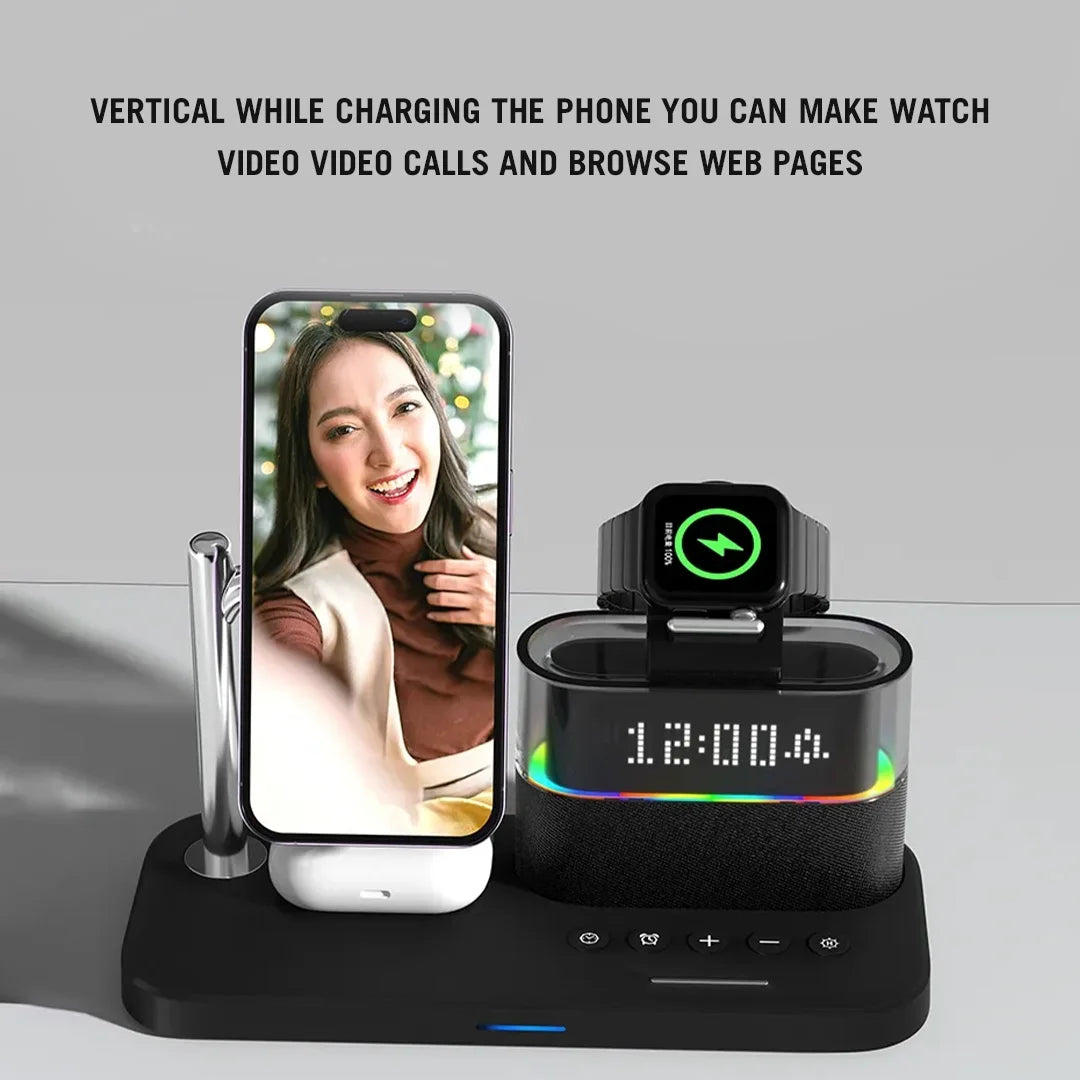 5-in-1 Magnetic Wireless Charging Station