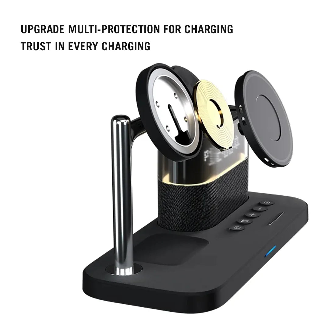 5-in-1 Magnetic Wireless Charging Station