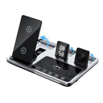 4-in-1 Wireless Charging Station with Touch Buttons