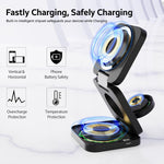 3-in-1 Magnetic Foldable Magnetic with MagSafe Wireless Charger