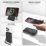 SPACEthing Monte Carlo 10000mAh Magsafe Power Bank - Black