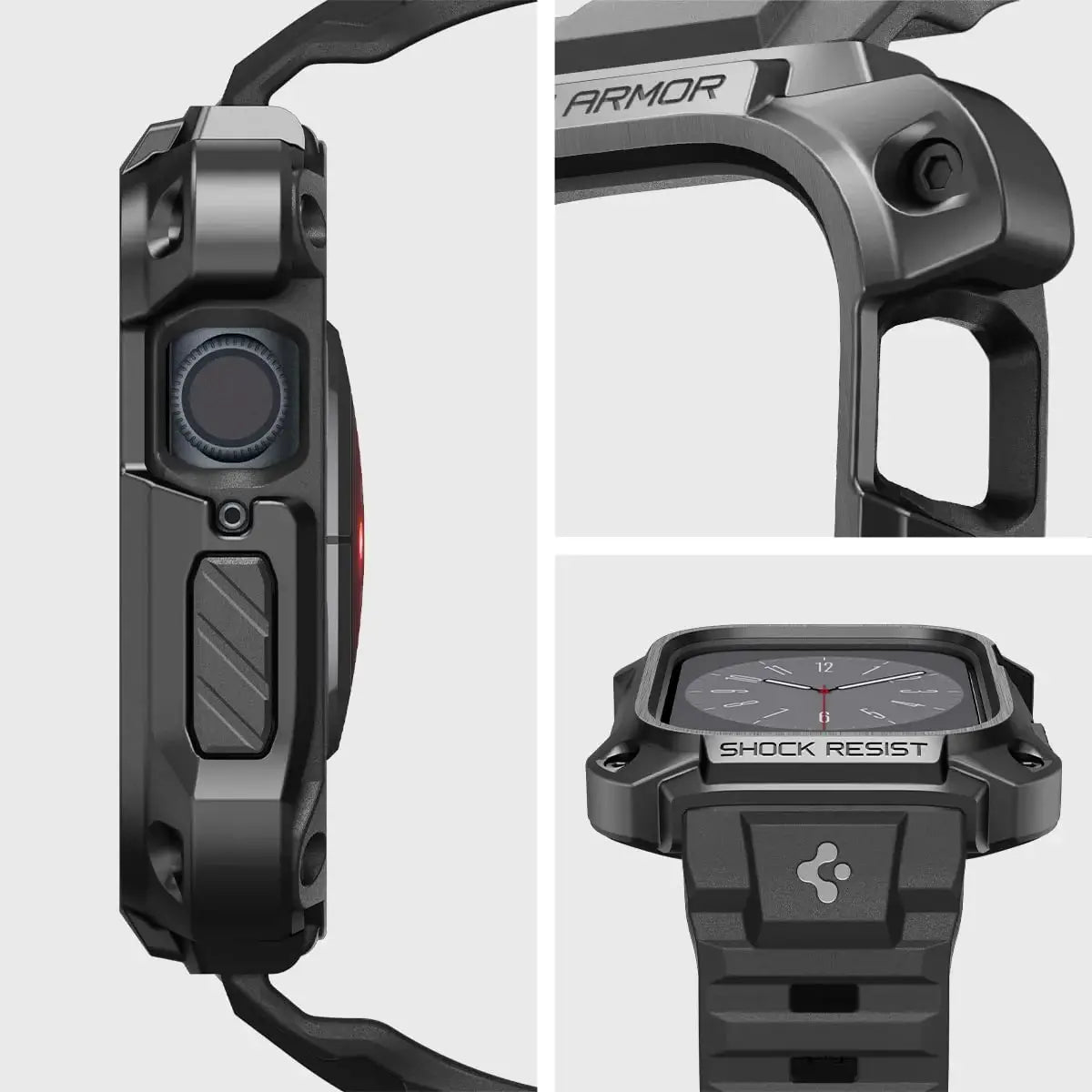 Spigen Tough Armor Pro Black Strap 44/45 MM