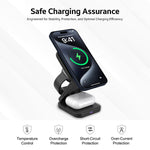 3-in-1 Magnetic Foldable Magnetic with MagSafe Wireless Charger