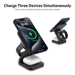 3-in-1 Magnetic Foldable Magnetic with MagSafe Wireless Charger
