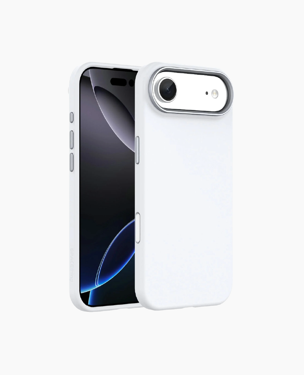 Spacething Smoothie Silicone Case for iPhone 17 Air - White