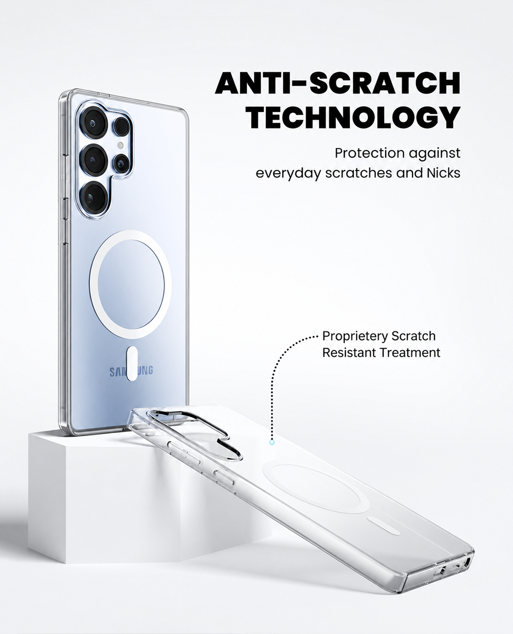 Anti-Yellow Magsafe Clear Case - S25 Ultra