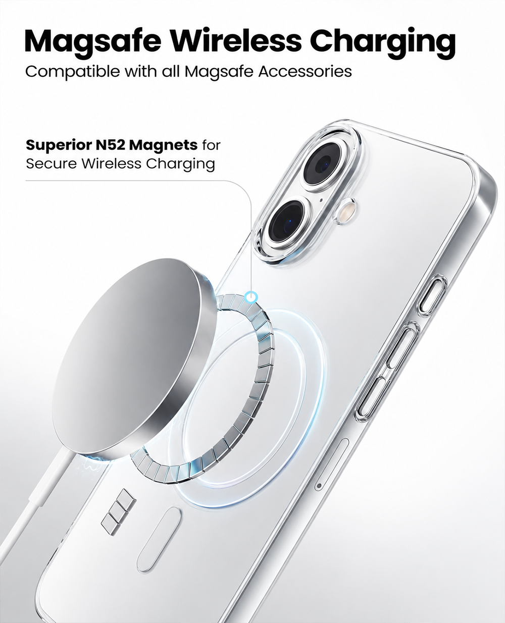 Anti-Yellow Magsafe Clear Case iPhone 17