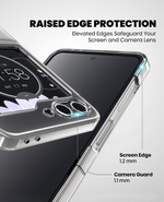 Anti-Yellow Magsafe Clear Case Samsung Z Flip 5