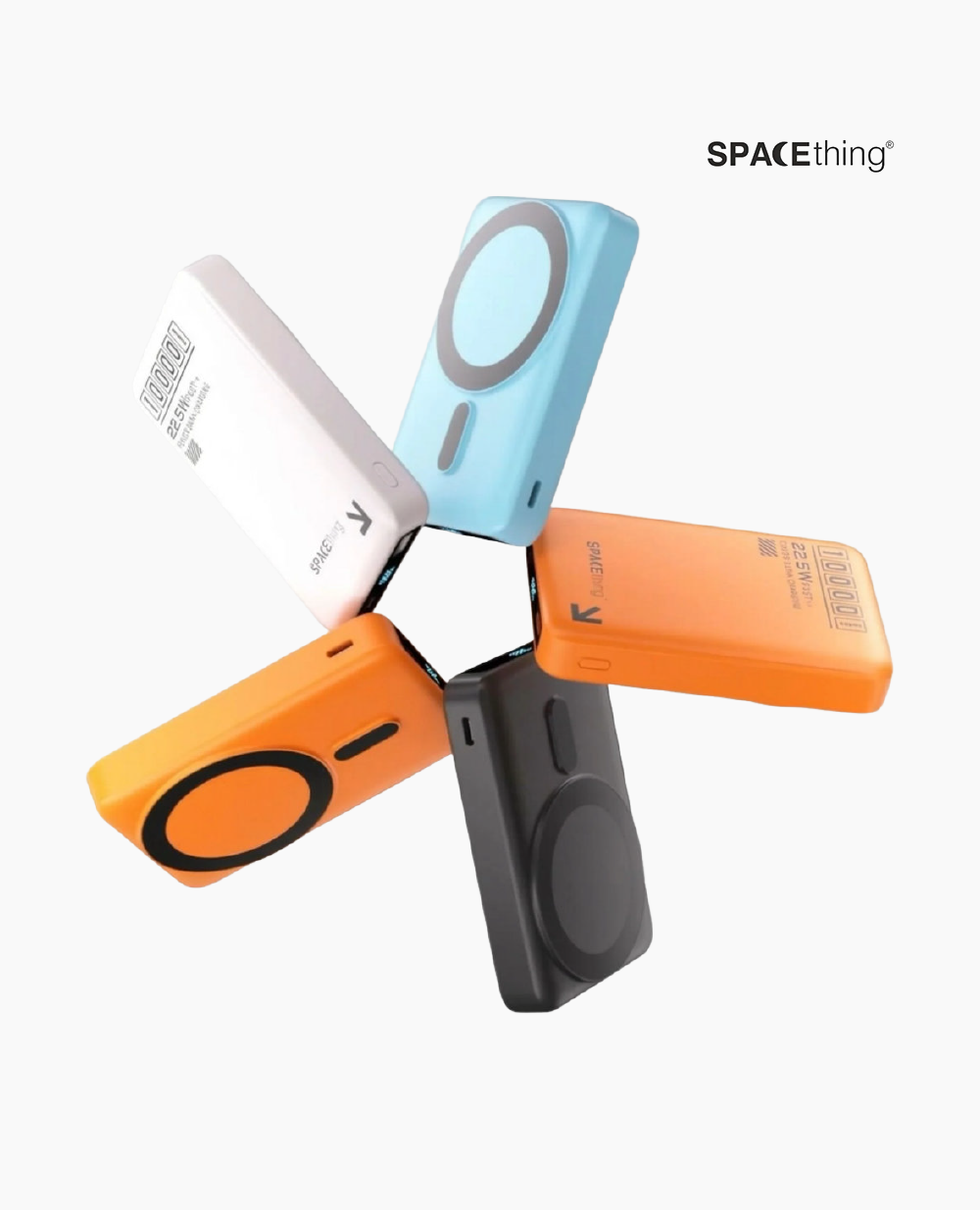 Spacething ROGER 10000mAH Power Bank - Black