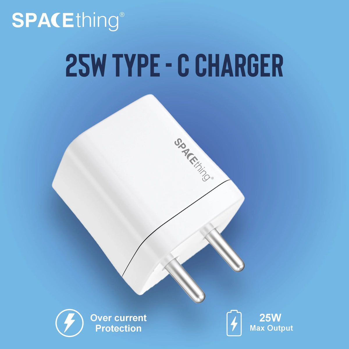 Spacething Cube 25W Wall Charge -White