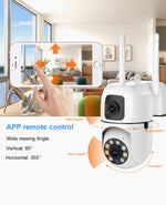 6MP WiFi Smart Wireless Dual Lens Home CCTV
