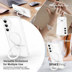 Spacething Samsung Galaxy S25 Plus Marsix MagSafe Stand Case - Clear