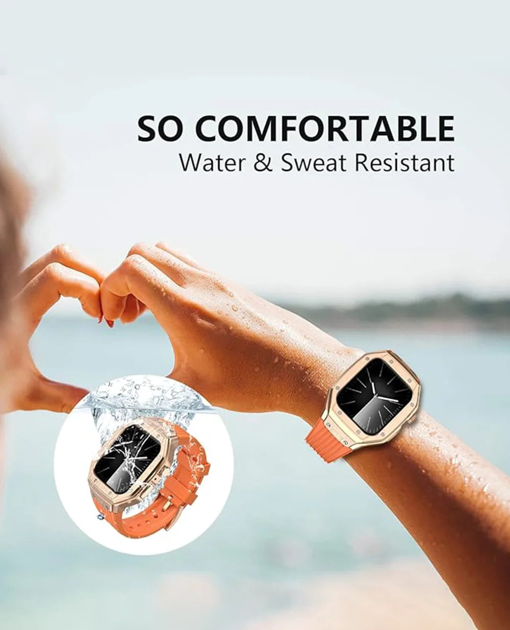 44/45MM Watch Stainless Steel Luxury Case