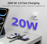 3-in-1 Magnetic Foldable Magnetic with MagSafe Wireless Charger