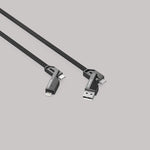 Quad Pro 4 in 1 Indestructible Cable 60W with lightning to type C, type C to C, lightning to USB A