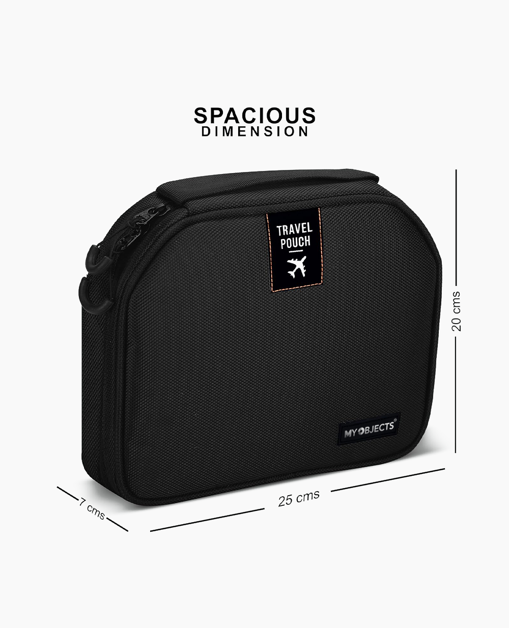 Travel Pouch Organizer with Mesh Pockets Travel Kit for Unisex