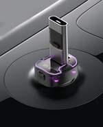 Smart Car Charger Bluetooth MP3 + 2 Port Charging with Light