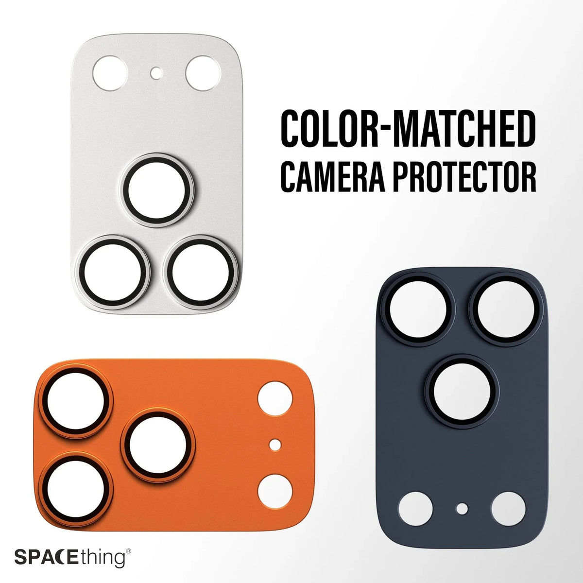Spacething Titan Metal Scratch Resistant Guard - Silver 17 Pro Max