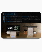 Auto Rotatable 3-in-1 Wireless Charging Station