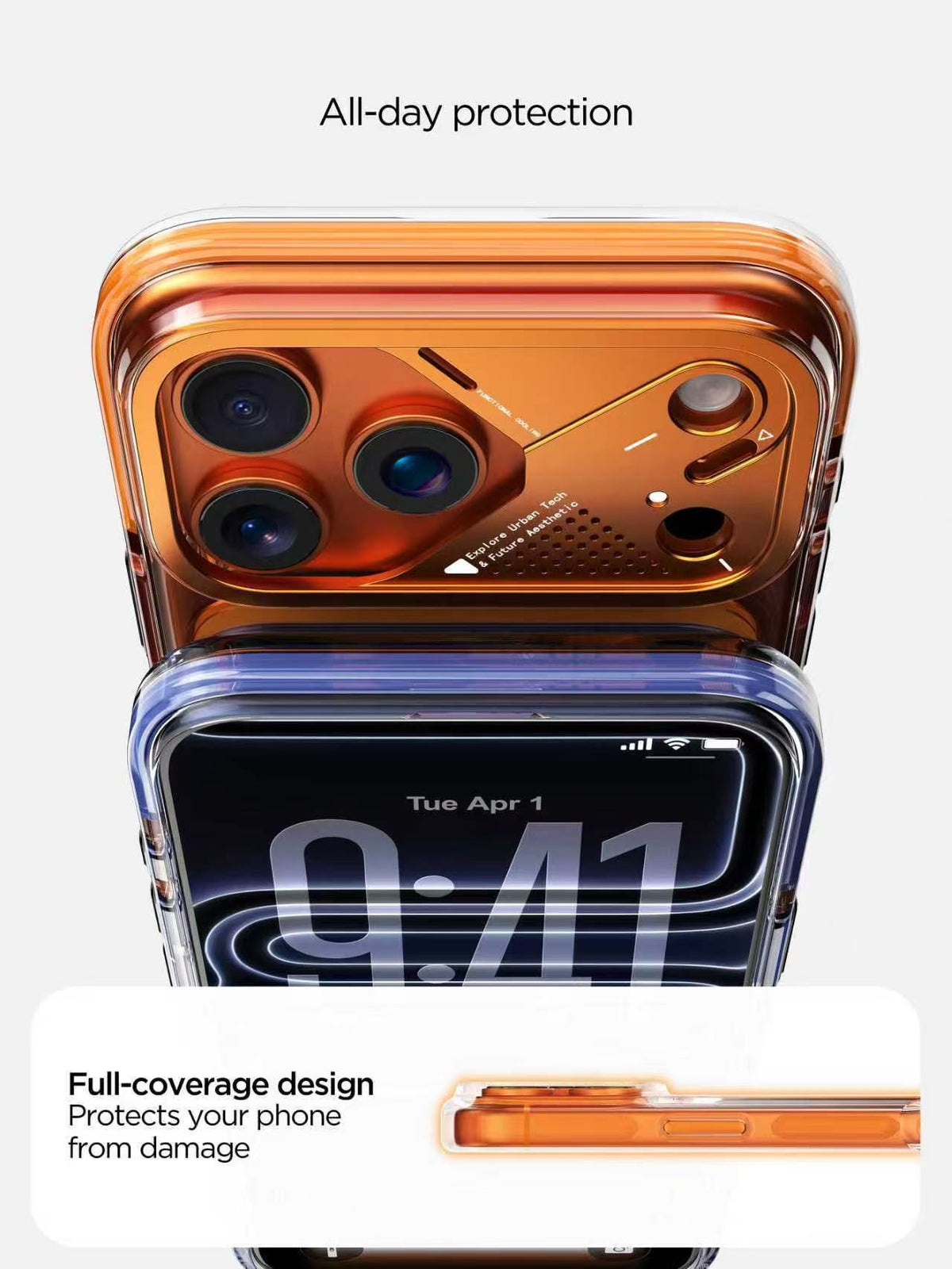 Spacething Defender MagSafe Case for iPhone 18 Pro Max - Silver