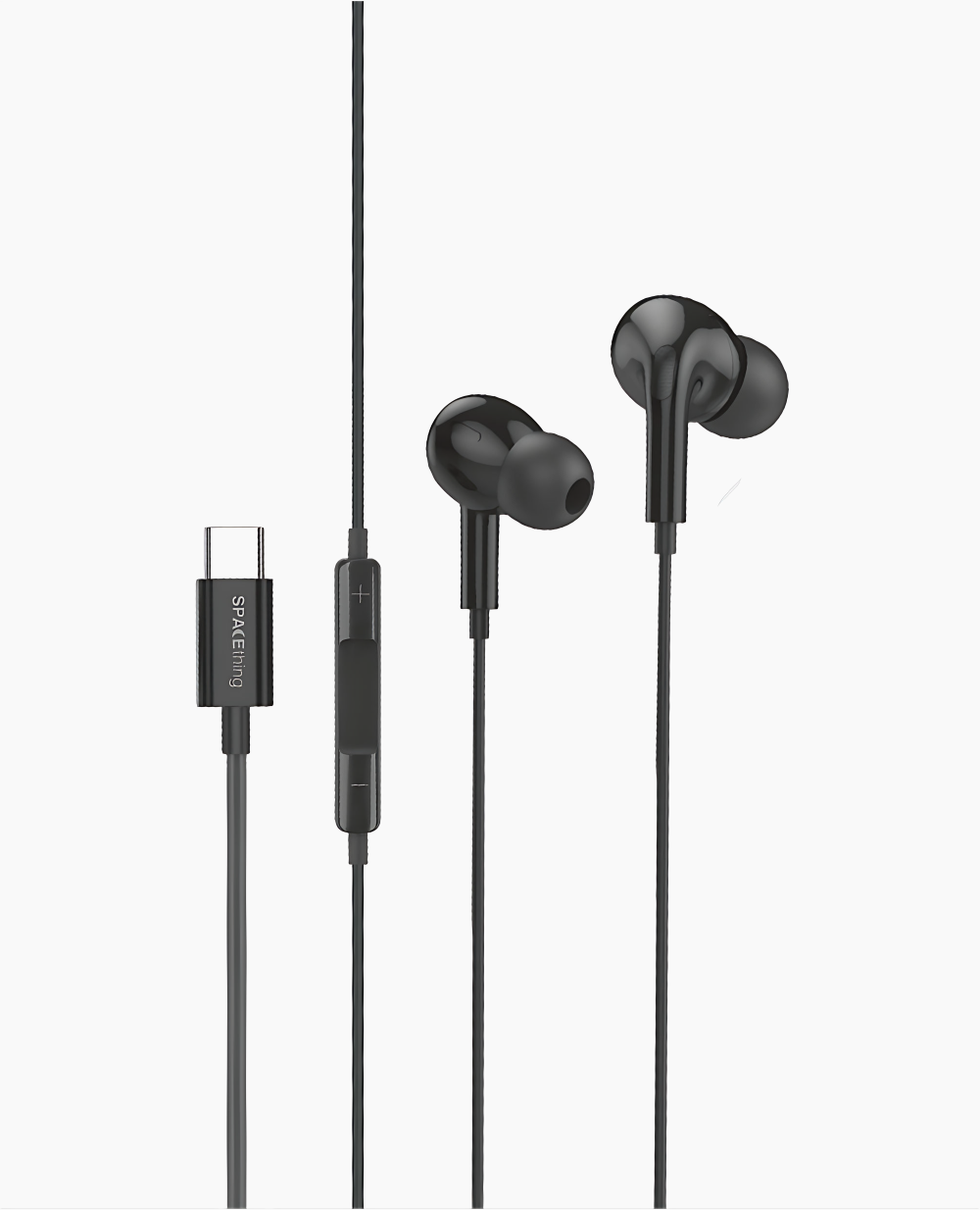 Spacething Melo Type-C Music Earphone - Black