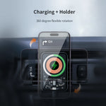Wireless Magsafe Car Charger Fast Charging PD 15W