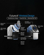 Auto Rotatable 3-in-1 Wireless Charging Station