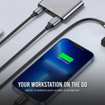 3-in-1 USB-C Docking Station