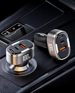 100W Max Fast Car Charger - 3 Ports