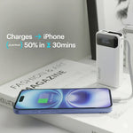 Mito Mini 10000mAh Powerbank with Built-in Type-C Cable and 22.5W Fast Charging