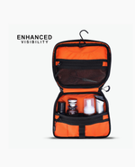 Travel Pouch Organizer with Mesh Pockets Travel Kit for Unisex