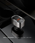 100W Max Fast Car Charger - 3 Ports
