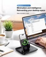 3-in-1 Wireless Charging Station with Touch Buttons