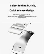 Black Luxury Edition Case- Stainless Steel Strap 46 MM